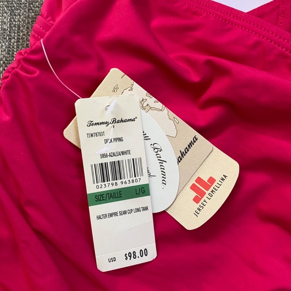 NWT- Tommy Bahama halter swim top - Picture 3 of 3